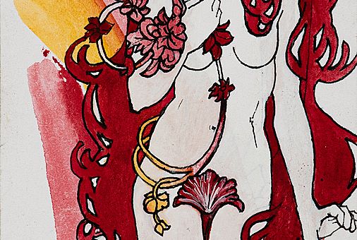 Gefühle in Krapplackrot