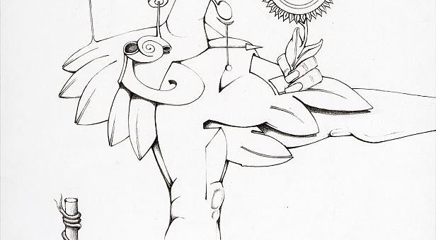 epigrammatische Zeichnung vom 25. 1. 2005