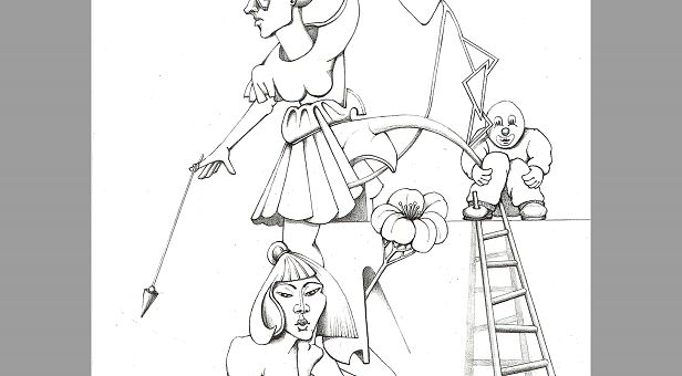 epigrammatische Zeichnung-1 vom 29. 10. 2004