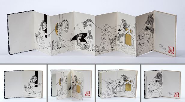 Leporello-Zeichnung 24. 10. 2019