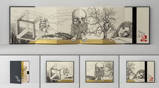 Leporello-Zeichnung 4. 7. 2022